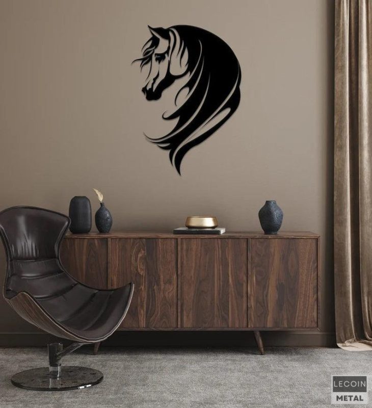 Support Mural Pour Selle De Cheval En Métal - Cadre De Rangement Robuste, Idéal Écurie Ou Grange, Dimensions 32x60.4 Cm